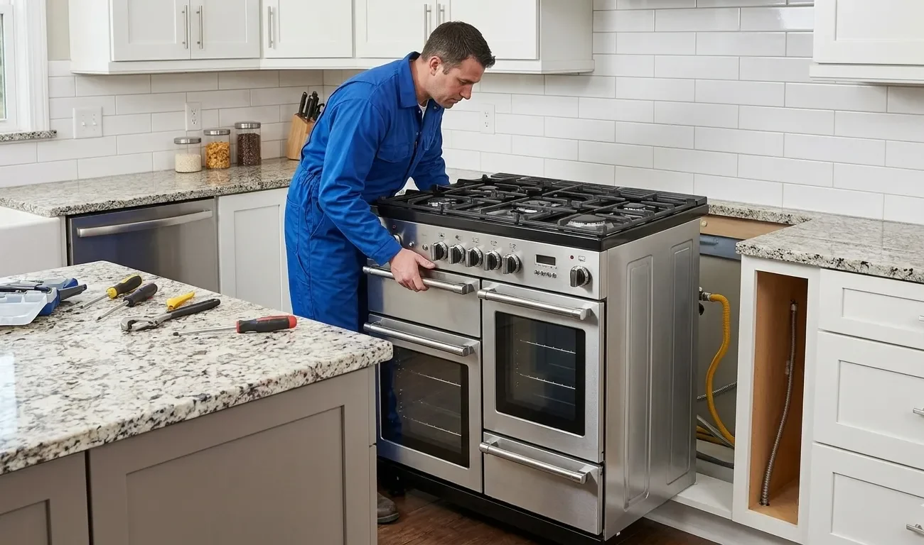 Dual Fuel Oven Installation